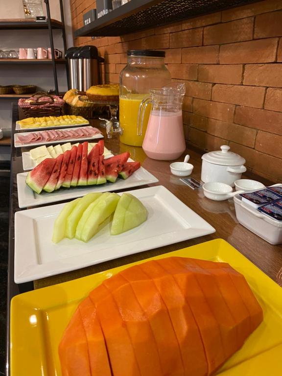 Buffet de café da manhã do Hotel Diamante